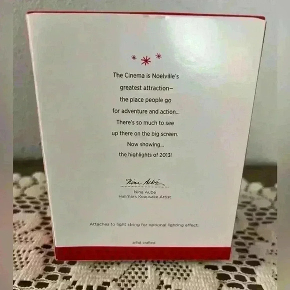 Hallmark Keepsakes 2013 Cinema- 8th in Noelville Series NEW Christmas Ornament - Picture 6 of 8